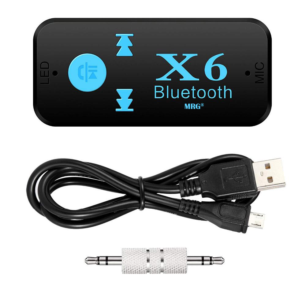 Receptor Bluetooth MRG MX6, Jack, Handsfree, Negru